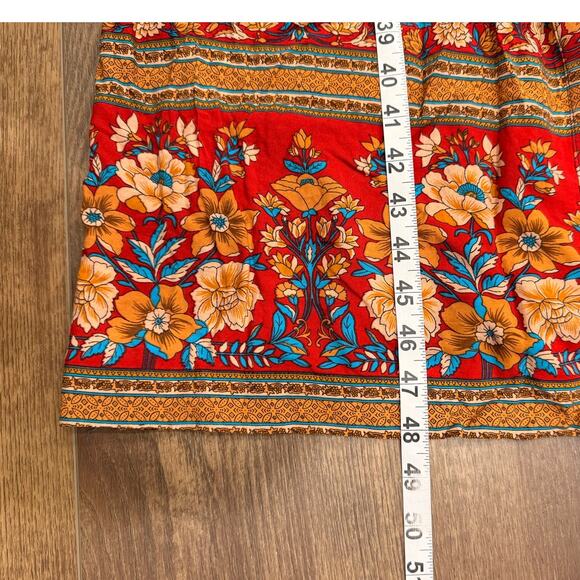 Natural Life Open Kimono Robe Jacket Boho Floral Long Duster S/M NWT - Picture 8 of 8